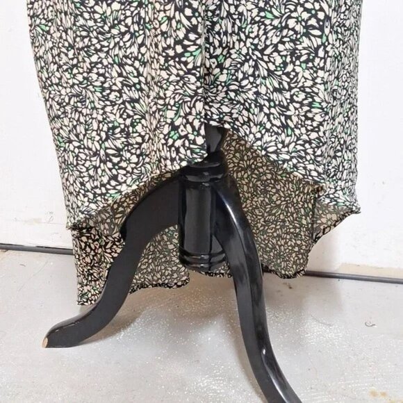 NEW! Vintage-Style Crepe Short Sleeve Midi Dress, Green Floral - A New Day - Picture 7 of 10